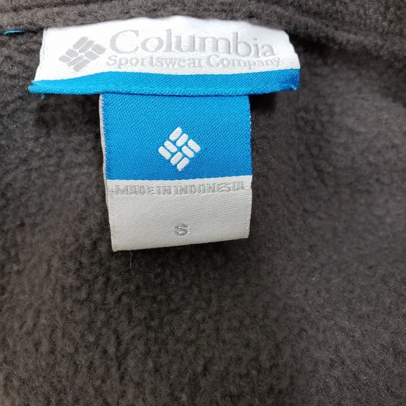 Columbia Gray Zipper Jacket sz Small - Picture 6 of 8